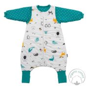 Sac de dormit cu picioruse si maneca lunga detasabila Polar Pals 70 cm + manseta 2.5 Tog BBXEU960-25FSN
