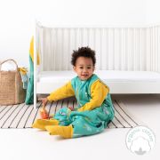 Sac de dormit cu picioruse si maneca lunga detasabila Woodland Animals 100 cm + manseta 2.5 Tog BBXEU953-25FSN