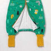 Sac de dormit cu picioruse si talpa antiderapanta Woodland Animals 70 cm + manseta 1.0 Tog BBXEU950-10FN