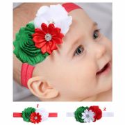 Bentita pentru fetite cu floricele si strasuri MDMS116-CR
