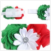 Bentita pentru fetite cu floricele si strasuri MDMS116-CR