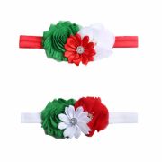 Bentita pentru fetite cu floricele si strasuri MDMS116-CR