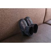Cizme negre imblanite cu sclipici LIKQ-28-2-p25.Marimea 30