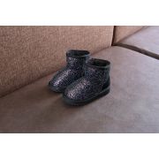 Cizme negre imblanite cu sclipici LIKQ-28-2-p25.Marimea 30