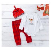 Costumas din 3 piese pentru bebelusi - Renul timid MBMS71-cr4