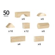 SET BLOCURI DIN LEMN 50 PIESE ARTBRIO30113