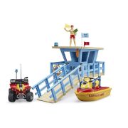 BRUDER - STATIE DE SALVAMARI CU AMBARCATIUNI SI PERSONAL ARTBR62780