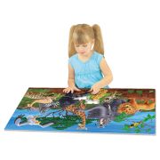 PUZZLE STRALUCESTE IN INTUNERIC - ANIMALE SALBATICE ARTTLJ115237