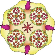 SET DE CREATIE MANDALA FLORI SI FLUTURI ARTRVSAC29809