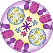 SET DE CREATIE MANDALA FLORI SI FLUTURI ARTRVSAC29809