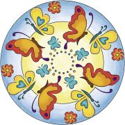 SET DE CREATIE MANDALA FLORI SI FLUTURI ARTRVSAC29809