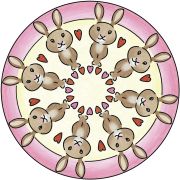 SET DE CREATIE MINI MANDALA CU ANIMALE ARTRVSAC29766