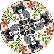 SET DE CREATIE MINI MANDALA CU ANIMALE ARTRVSAC29766