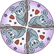 SET DE CREATIE MINI MANDALA CU ANIMALE ARTRVSAC29766