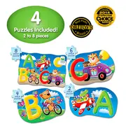 SET PRIMELE MELE 4 PUZZLE-URI ABC - ENG ARTTLJ631492
