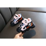 Adidasi negri cu roz imblaniti pentru fetite - Panda MDYY-2-2-p25