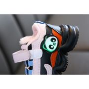 Adidasi negri cu roz imblaniti pentru fetite - Panda MDYY-2-2-p25