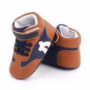 Ghetute maro cu bleumarine pentru baietei MDD2520-1-p9.6-9 luni (Marimea 19 incaltaminte)