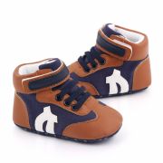 Ghetute maro cu bleumarine pentru baietei MDD2520-1-p9.6-9 luni (Marimea 19 incaltaminte)