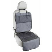 Petite&Mars – Protectie impermeabila pentru bancheta auto si spatar, Cu organizator, 3 in 1 , Savior, Gri BYN854900