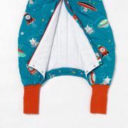 Sac de dormit cu picioruse si maneca lunga detasabila Space 70 cm + manseta 2.5 Tog BBXEU940-25FSN