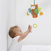 Jucarie muzicala - bufnita somnoroasa (18 cm)