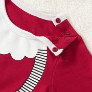 Salopeta bebe - Bebe Mos Craciun (Marime Disponibila: 12-18 luni (Marimea 21 incaltaminte)) MBMS52