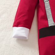 Salopeta bebe - Bebe Mos Craciun (Marime Disponibila: 12-18 luni (Marimea 21 incaltaminte)) MBMS52