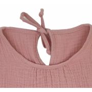 Bluza cu maneca scurta si volanase muselina fete Romantic Rose 2-3 ani KDETMV23RR