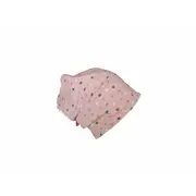 Caciula Pink Stars, cu bordura, in strat dublu, 48-50 cm KDECDB35PIST