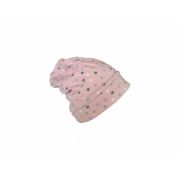 Caciula Pink Stars, cu bordura, in strat dublu, 48-50 cm KDECDB35PIST