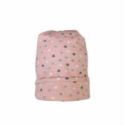 Caciula Pink Stars, cu bordura, in strat dublu, 48-50 cm KDECDB35PIST