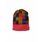 Caciula Red Abstract, cu bordura, in strat dublu, 48-50 cm KDECDB35ADB