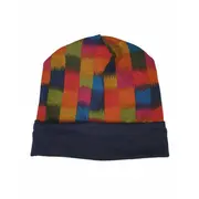 Caciula Blue Abstract, cu bordura, in strat dublu, 33-35 cm KDECD00AD