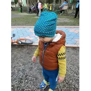 Caciula Emerald, cu bordura, in strat dublu, 33-35 cm KDECDB00EDB