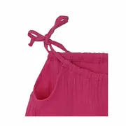 Rochie de vara cu snur pentru fetite, din muselina, Pink Pop, 5-6 ani KDERM56BLD