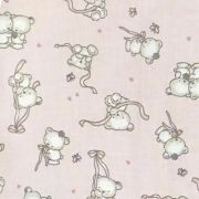Sac de dormit copii, Loving Bear Pink, din bumbac, 60 cm, 2.5 tog - Iarna KDET6025LBP