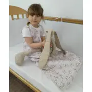 Sac de dormit copii, Loving Bear Pink, din bumbac, 140 cm, 0.5 tog - Vara KDEV14005LBP