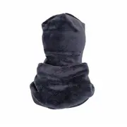 Set caciula cu protectie gat Fleece Navy pentru copii 6-18 luni, din bumbac KDECPF618NVY