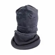 Set caciula cu protectie gat Fleece Navy pentru copii 6-18 luni, din bumbac KDECPF618NVY