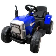 Tractor electric pe baterie si muzica c1 r-sport - albastru edeedixmx611albastru