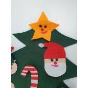 Bradut de Craciun din fertu cu decoratiuni, pentru perete,75cm KDEBCF75DP