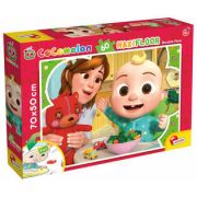 Puzzle de colorat maxi - cocomelon la masa (60 piese)