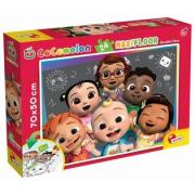 Puzzle de colorat maxi - invatam cu cocomelon (24 piese)
