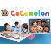 Puzzle de colorat maxi - invatam cu cocomelon (24 piese)