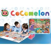 Puzzle de colorat maxi - o zi insorita cu cocomelon (24 piese)