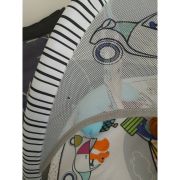 Qmini - Salteluta interactiva Abby , Cu muzica, 20 bile, 6 jucarii , Pentru activitati educationale, din Poliester, 85x85 cm, Multicolor, Resigilat BYN6426972005852_resigilat