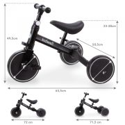 Tricicleta cu pedale 3 in 1 kidwell pico black edeedirotrpic01a3