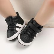 Ghetute negre cu dungi albe (Marime Disponibila: 6-9 luni (Marimea 19 incaltaminte)) MBB233-2-p4