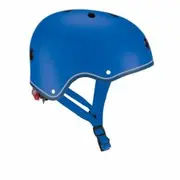 Casca protectie Globber Primo, cu lumini, culoare albastra FUNK505-100